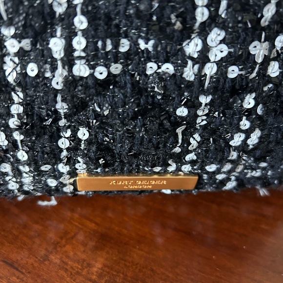 NWT Kurt Geiger Black and Gold Mini Bag with Elegant Accents (Cross listed) - Picture 11 of 13